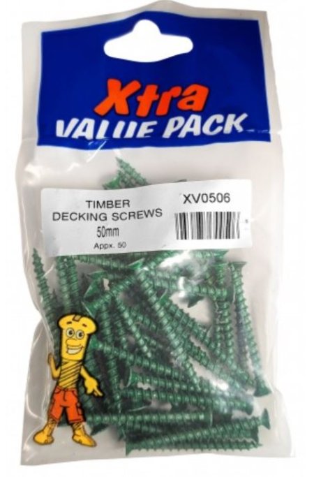 (image for) FAST PAK XTRA VALUE PACKS TIMBER DECKING SCREWS - 50MM