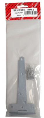 (image for) FAST PAK TEE HINGES ZINC PLATED - 150MM