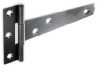 (image for) FAST PAK TEE HINGES BLACK - 8INCHES - 200MM
