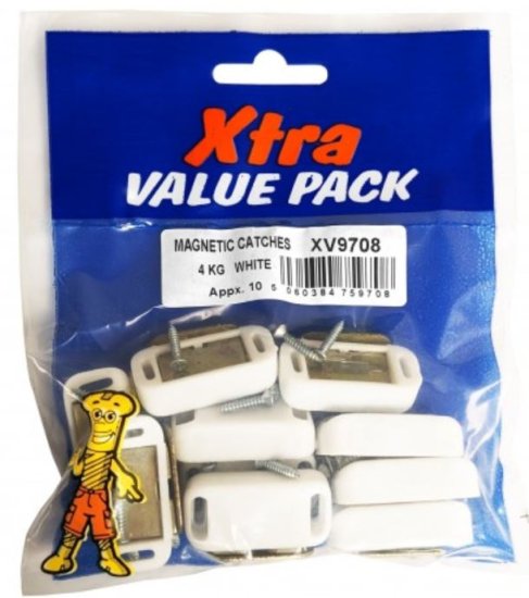 (image for) FAST PAK XTRA VALUE PACKS MAGNETIC CATCHES WHITE - 4KG