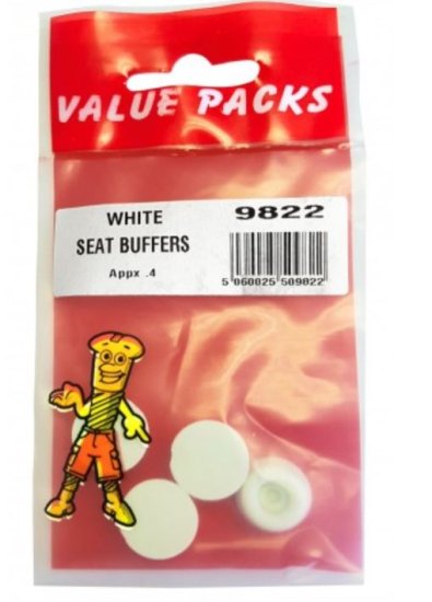 (image for) FAST PAK VALUE PACKS SEAT BUFFERS WHITE - 4S