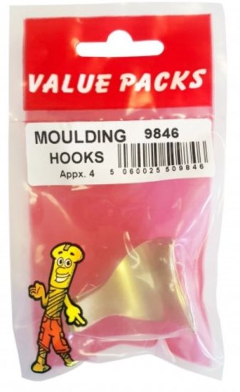 (image for) FAST PAK VALUE PACKS MOULDING HOOKS - 4S