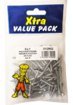 (image for) FAST PAK XTRA VALUE PACKS TWINTHREAD WOODSCREWS ZINC PLATED - 8X1 - 90S