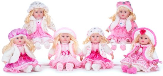 (image for) WL GIRLIE DOLL WITH HAT ASST