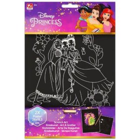 (image for) WL PRINCESS SCRATCH ART POSTER