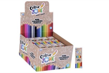 (image for) WL MINI COLOURING PENCILS 4PCS