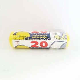 (image for) Royal Markets Swing Bin Liners Lemon Scented 20S