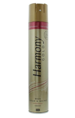 (image for) HARMONY HAIRSPRAY GOLD MAX HOLD - 400ML