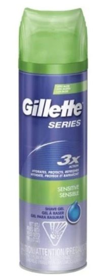 (image for) GILLETTE SERIES SHAVE GEL SENSITIVE - 200ML