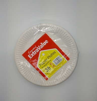 (image for) EXTRA VALUE PAPER PLATE 35S - 7\"\"