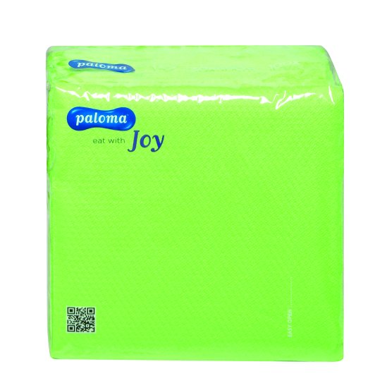 (image for) PALOMA NAPKIN AQUA GREEN 1PLY - 100S