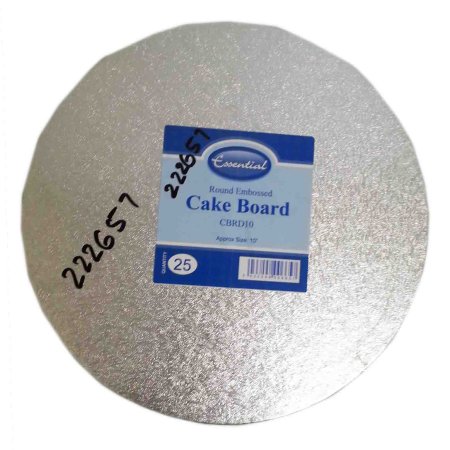 (image for) ESSENTIAL CAKE BOARD ROUND THIN - 10\"\"