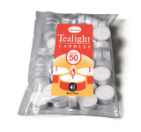 (image for) ESSENTIAL TEALIGHT CANDLES WHITE - 4HRS