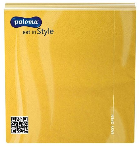 (image for) PALOMA NAPKIN YELLOW 1PLY - 100S