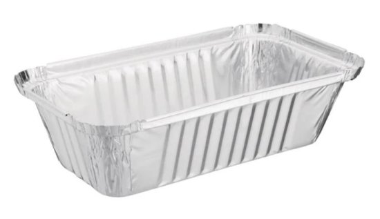 (image for) ESSENTIAL FOIL DISH CONTAINER+LID 5S - 25X12X6.5CM