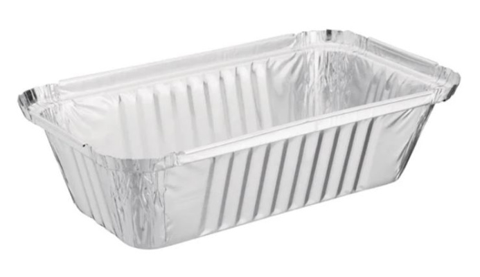 (image for) ESSENTIAL FOIL DISH CONTAINER+LID 5S - 25X12X6.5CM