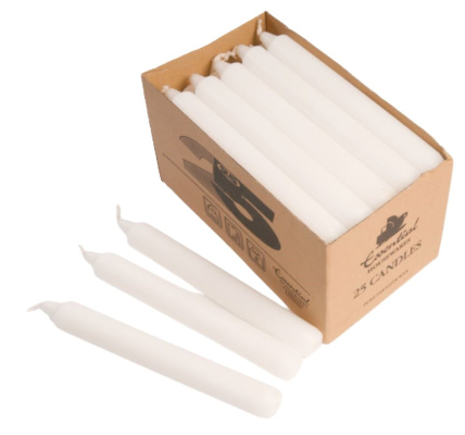 (image for) ESSENTIAL HOUSEHOLD CANDLE WHITE - 25S