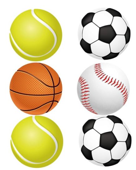 (image for) GIFTWORKS SPORTS BALL ASSORTED DESIGNS - 10CM