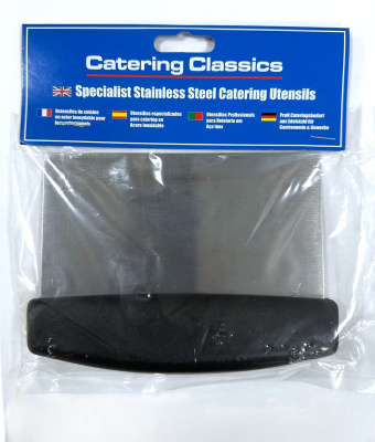 (image for) ZODIAC DOUGH SCRAPER+BLK HANDL