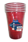 (image for) DURA PLASTIC PARTY CUP RED 6S