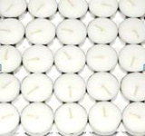 (image for) TEALIGHT CANDLE WHITE 25PK