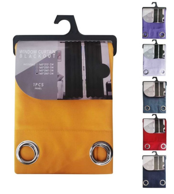 (image for) WINDOW CURTAIN 140X260CM ASST