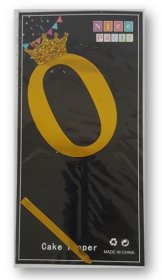(image for) CAKE TOPPER '0' B/DAY