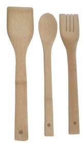 (image for) BAMBOO UTENSILS SET 3PK