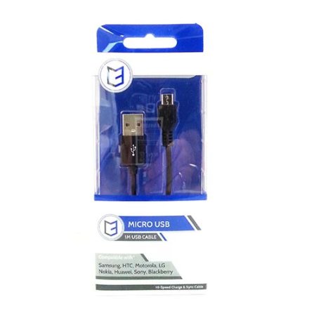 (image for) C3 DATA SYNC & CHARGE 1M MICRO USB DATA CABLE