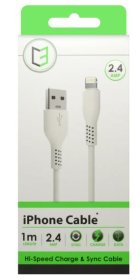 (image for) C3 iPhone Charger Cable USB Fast Charging Lead, 1 Metre