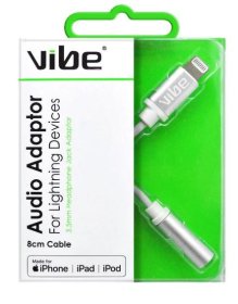 (image for) Vibe MFI Headphone Adaptor to 3.5mm MFI Lightning Audio Adapter