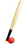 (image for) PG BASEBALL BAT WITH BALL