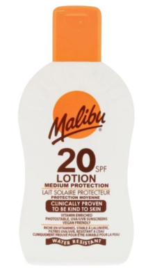 (image for) MALIBU SUN LOTION 20SPF - 200ML