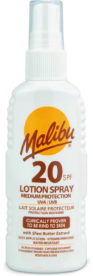 (image for) MALIBU SUN LOTION SPRAY SPF 20 - 100ML