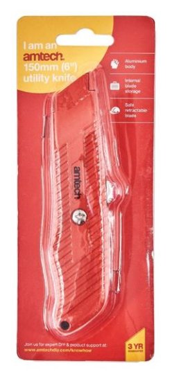 (image for) AMTECH UTILITY KNIFE -6""