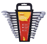 (image for) AMTECH COMBINATION SPANNER SET WITH STRORAGE RACK-11PC