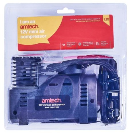 (image for) AMTECH MINI AIR COMPRESSOR-12V