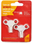 (image for) AMTECH RADIATOR KEY SET SILVER CLOCK TYPE-2PC