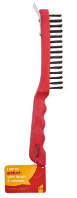 (image for) AMTECH WIRE BRUSH AND SCRAPER - STD