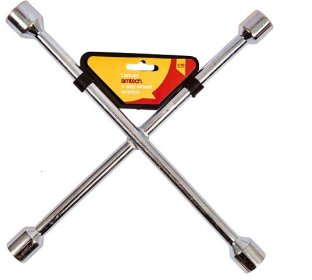 (image for) AMTECH 4WAY WHEEL WRENCH