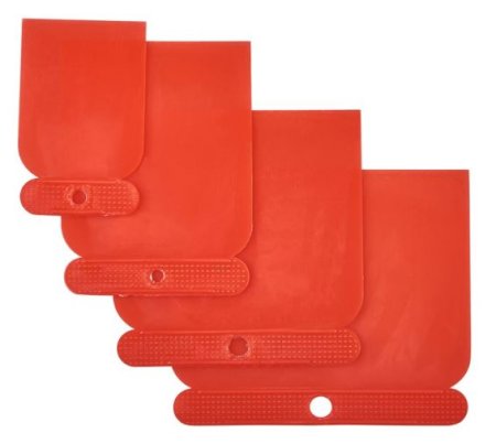(image for) AMTECH PLASTIC SCRAPER SET -4PC