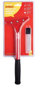 (image for) AMTECH DELUXE WALLPAPER SCRAPER WITH 5 BLADES-4""
