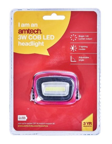 (image for) AMTECH LED HEADLIGHT-3W