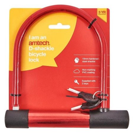 (image for) AMTECH D SHACKLE BICYCLE LOCK-STD