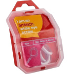 (image for) AMTECH WHITE EYE SCREW-6PC