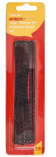 (image for) AMTECH HACKSAW BLADES-12PC