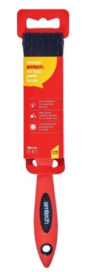 (image for) AMTECH NO BRISTLE LOSS PAINT BRUSH -1.5""