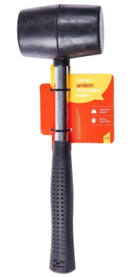 (image for) AMTECH RUBBER MALLET WITH STEEL SHAFT -106Z