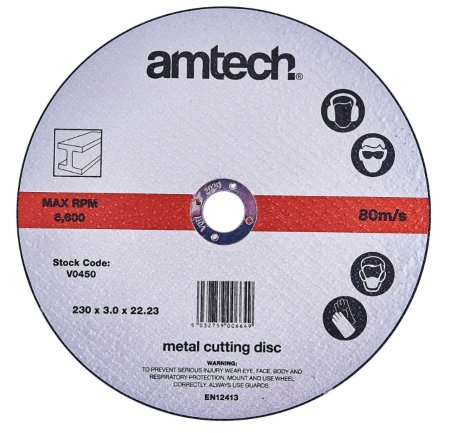 (image for) AMTECH METAL CUTTING DISC-230MM