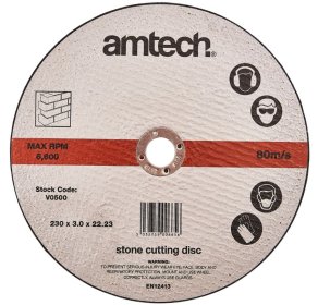 (image for) AMTECH STONE CUTTING DISC -230MM